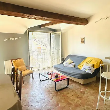 Charmant A Avec Vue Montagne + Terrasse 58 M² Lägenhet Entrevaux