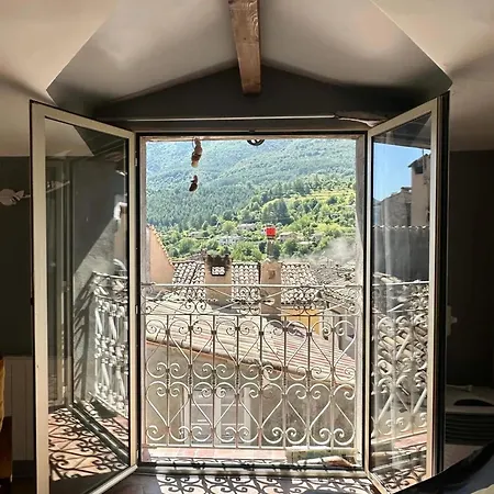 Charmant A Avec Vue Montagne + Terrasse 58 M² Lägenhet Entrevaux